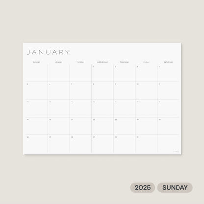 2025 Monthly Planner Printable – Sunday Week