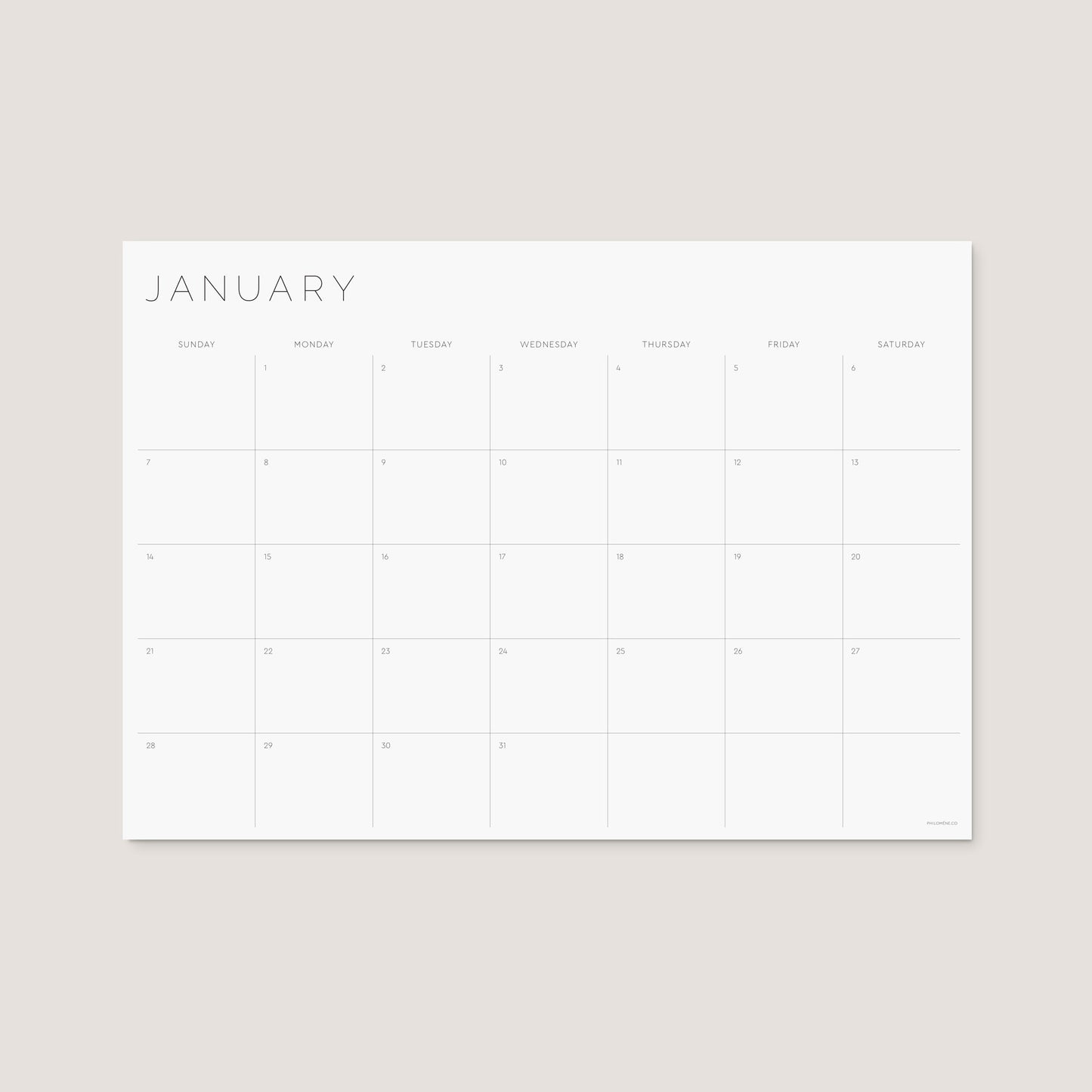 2024 Monthly Planner Printable – SUNDAY Start