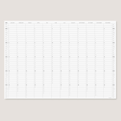 2024 Year in View Planner – Printable