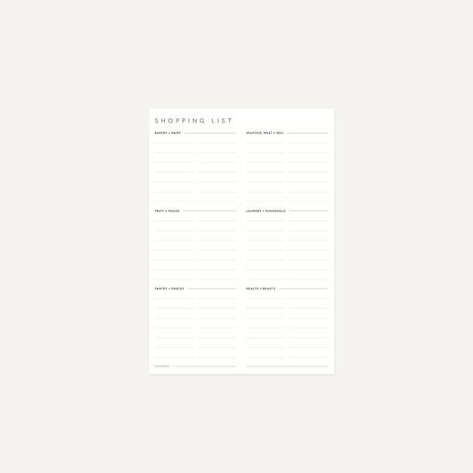 Shopping List – Printable
