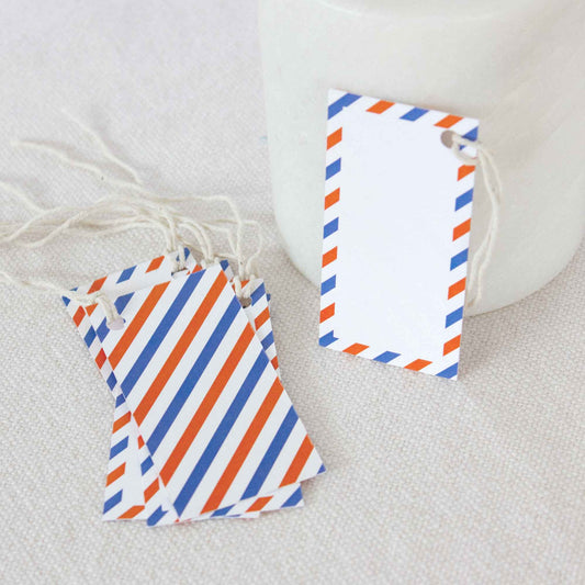 Airmail Gift Tags No.1 - 6 pack
