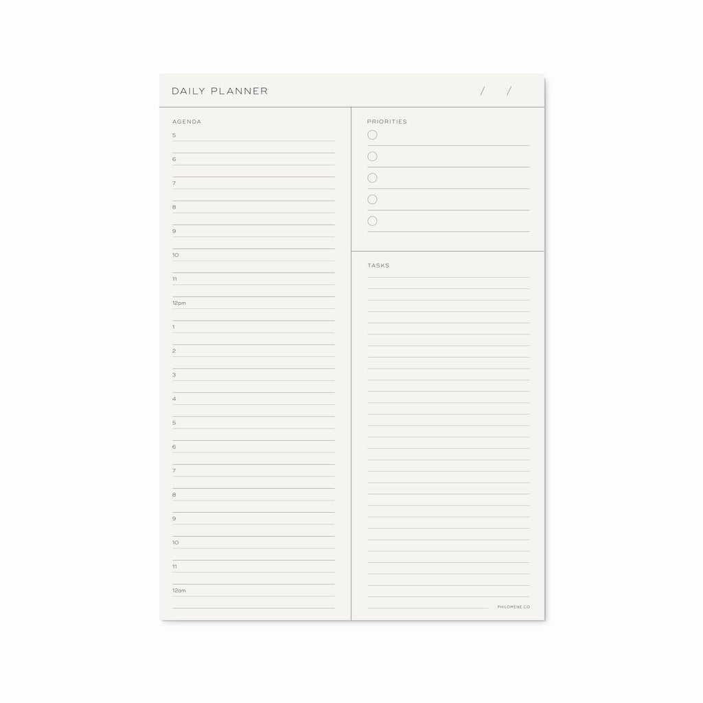Daily Planner Notepad