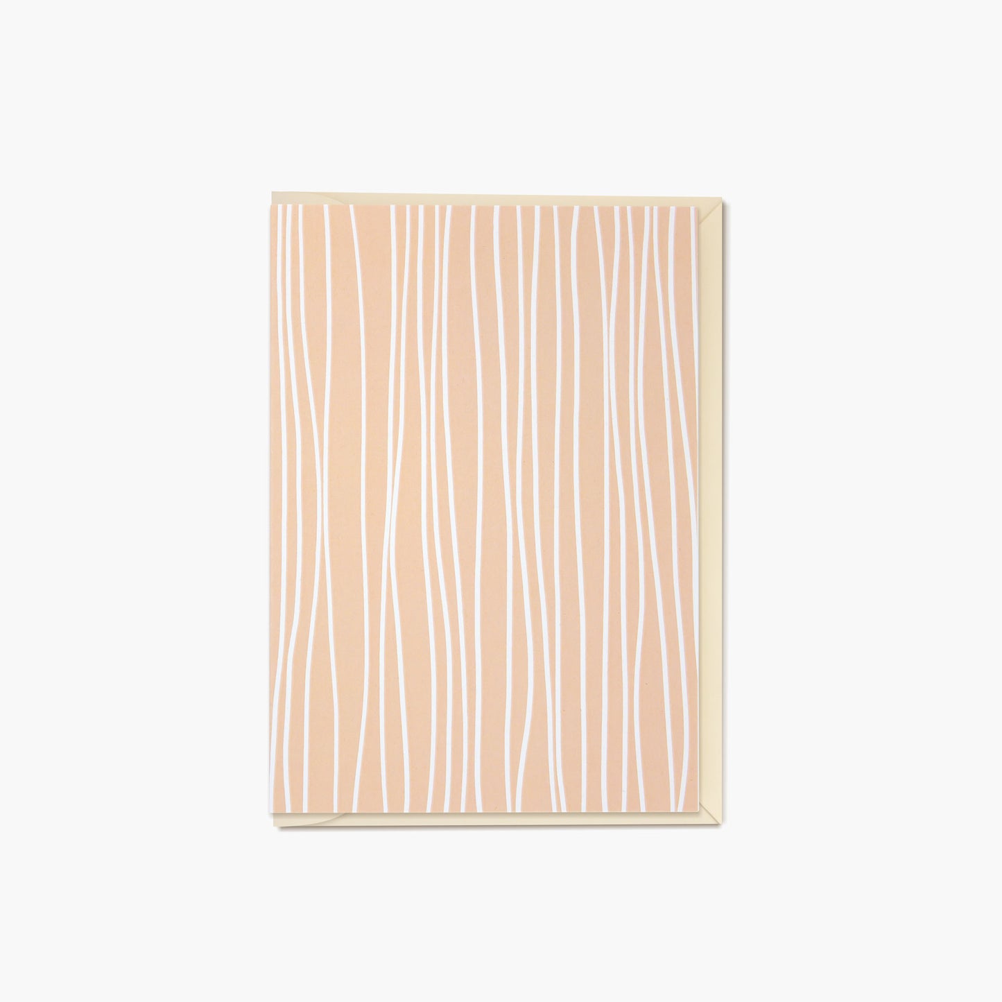 Organic Lines Card – Peach