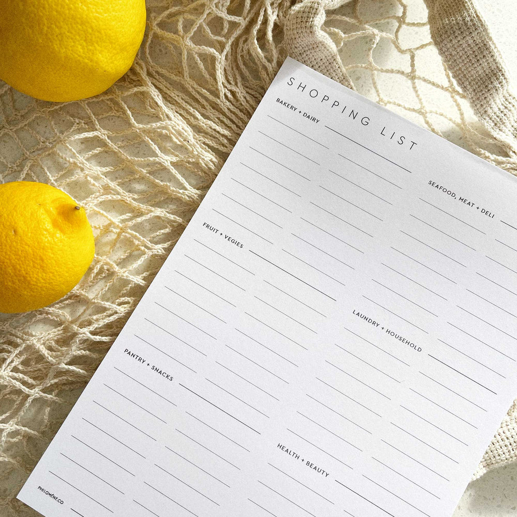 Shopping List – Printable