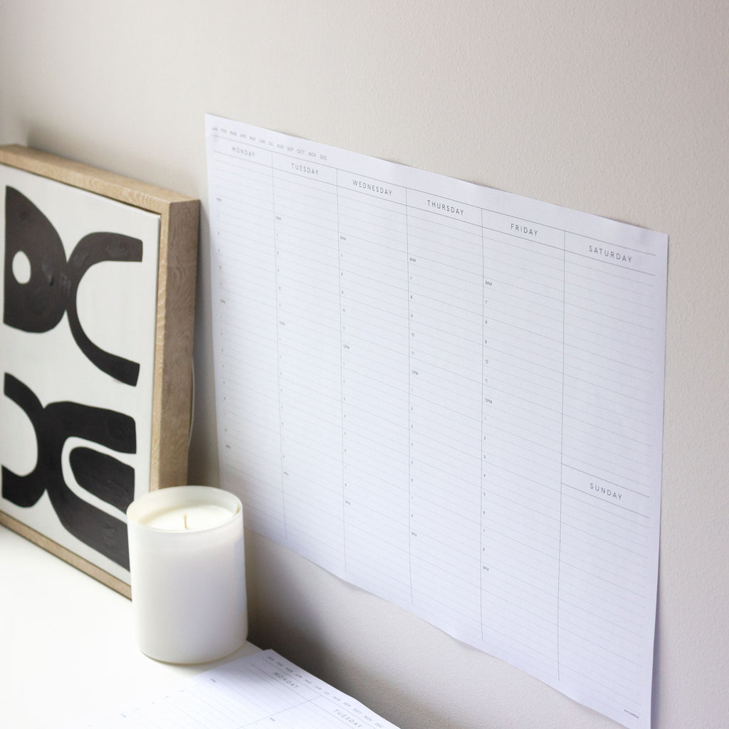 Weekly Organiser – Printable