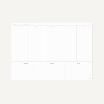 Weekly Planner No.1 – Printable